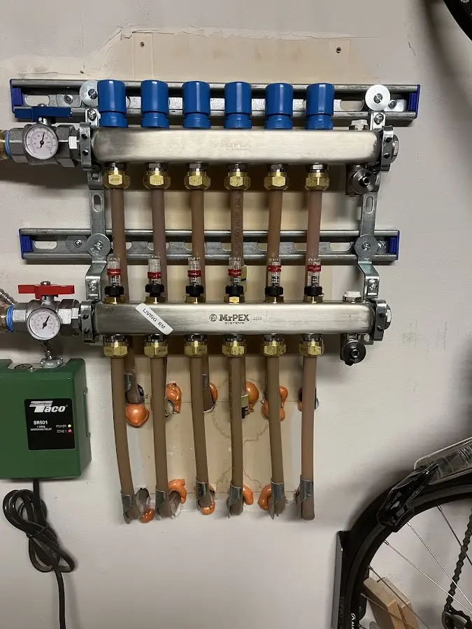 Plumber performing Leak Detection at a residential property in Carrollton